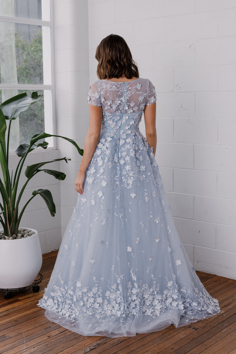 Baby blue mother clearance of the groom dresses