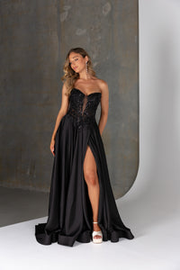 Black formal dress