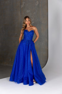 cobalt blue formal dress