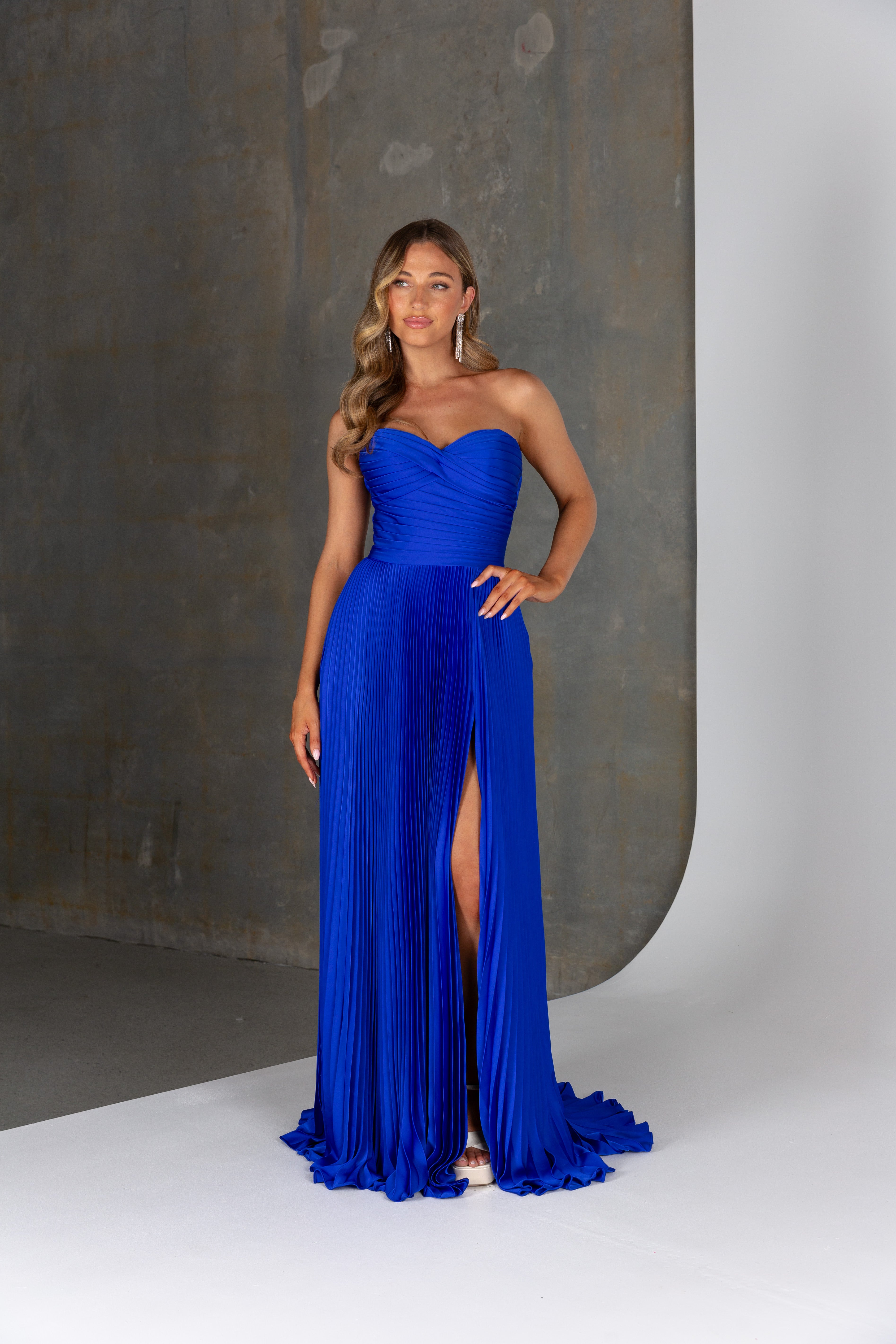 Cobalt blue formal dress