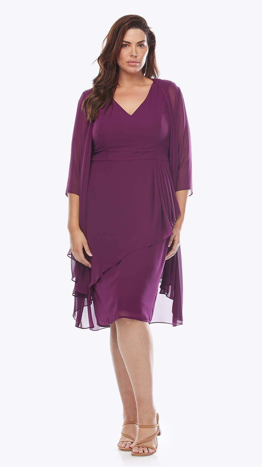 LJ0447 Plus Size Mother of the Bride/Groom Outfit