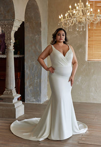 Anslie Wedding Dress (Curve Collection)
