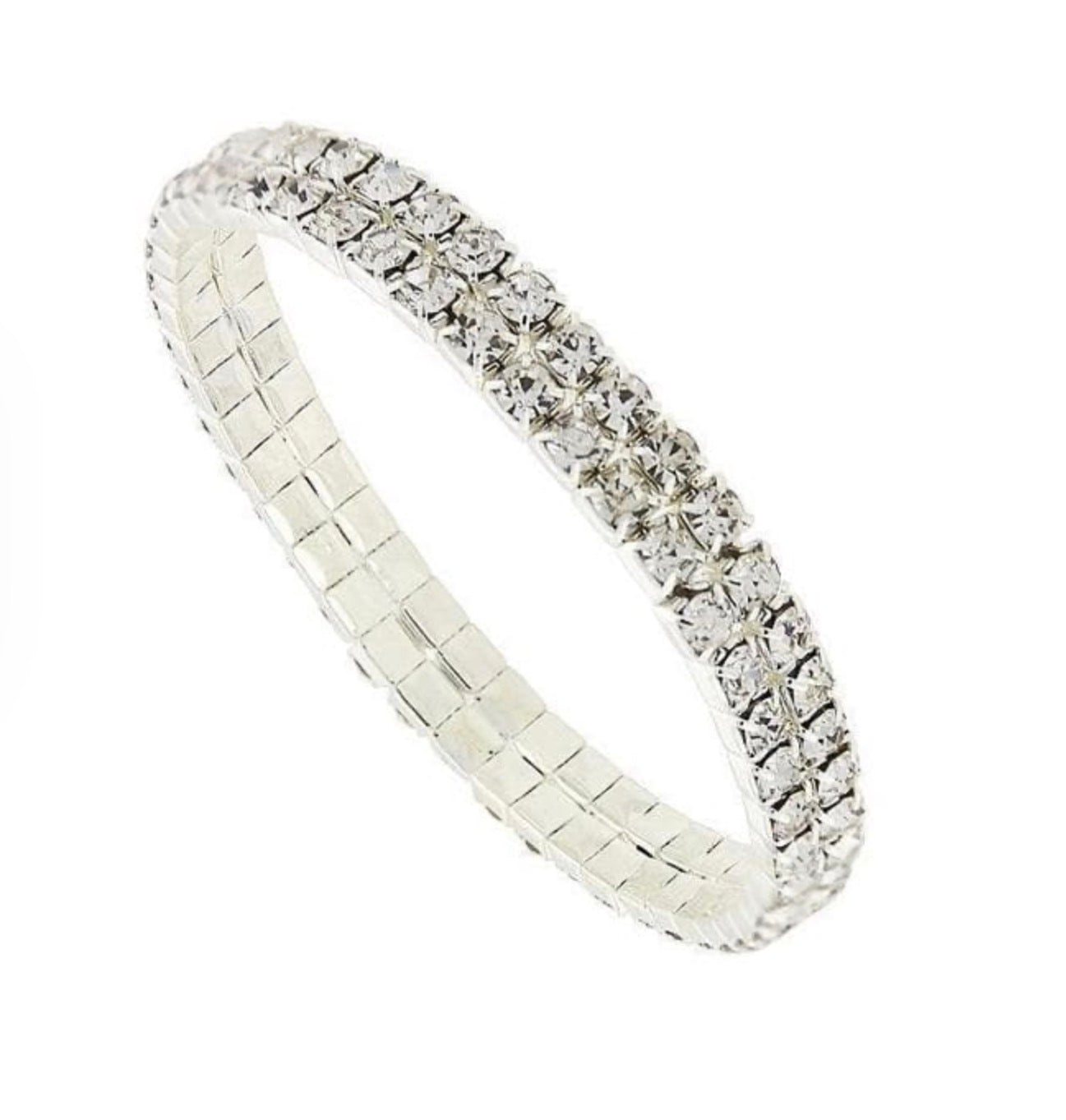 Kalani 2 Row Diamanté Bracelet