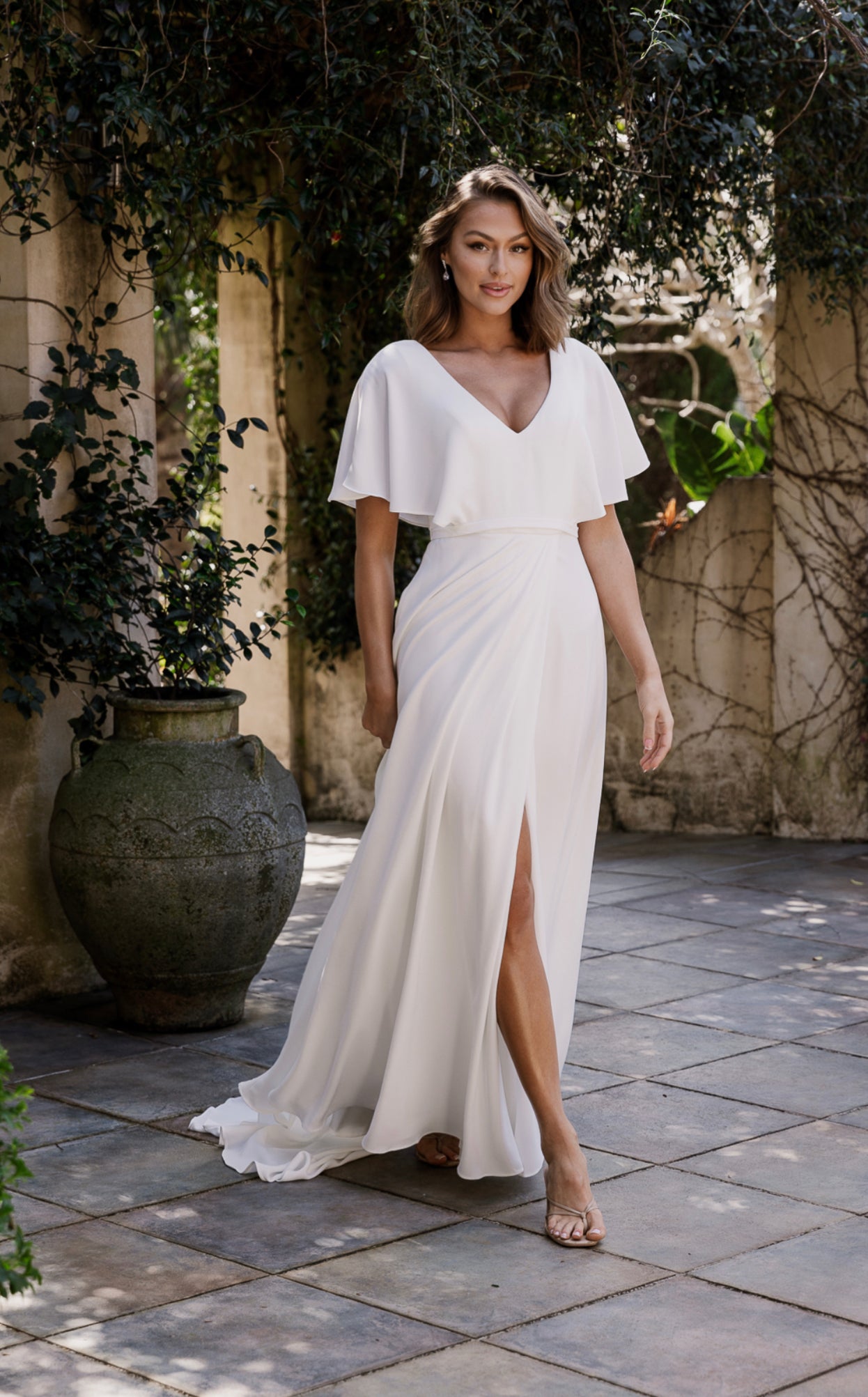 Maelle by Tania Olsen Vintage White Wedding Dress