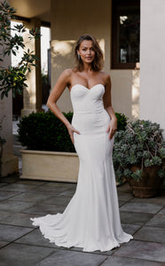 Monique by Tania Olsen Vintage White Wedding Dress