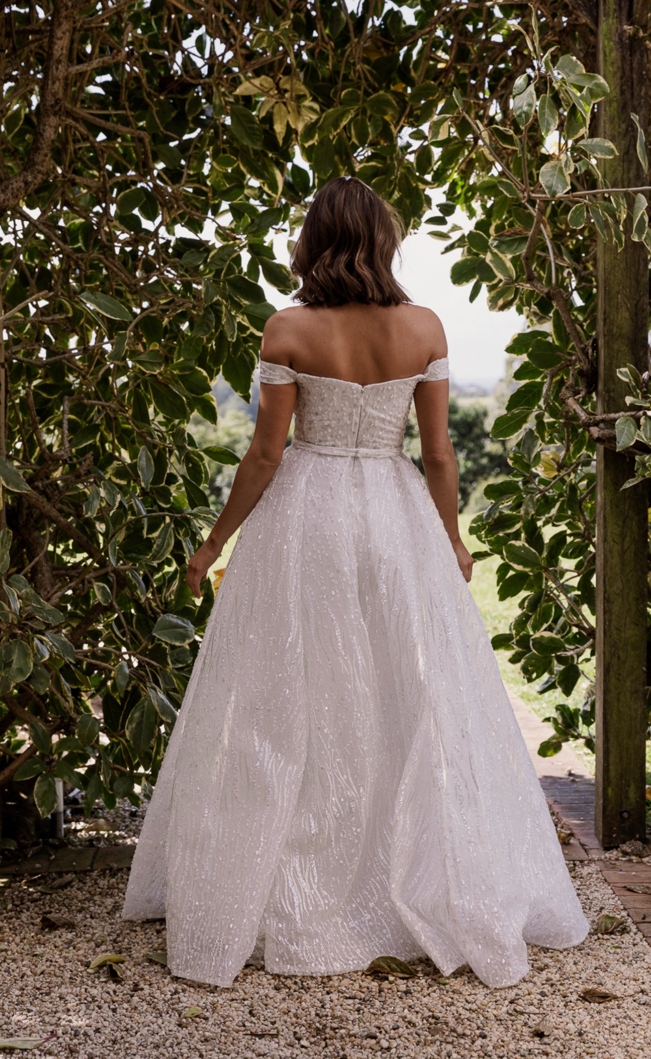 Adrienne by Tania Olsen Vintage White Wedding Dress