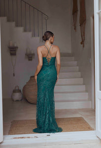 Cerelia PO2314 by Tania Olsen Emerald, Red, & Rose Formal Dress