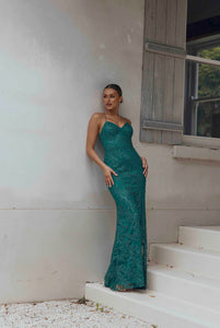 Cerelia PO2314 by Tania Olsen Emerald, Red, & Rose Formal Dress