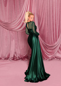 NC3078 Long Sleeve Evening Dress