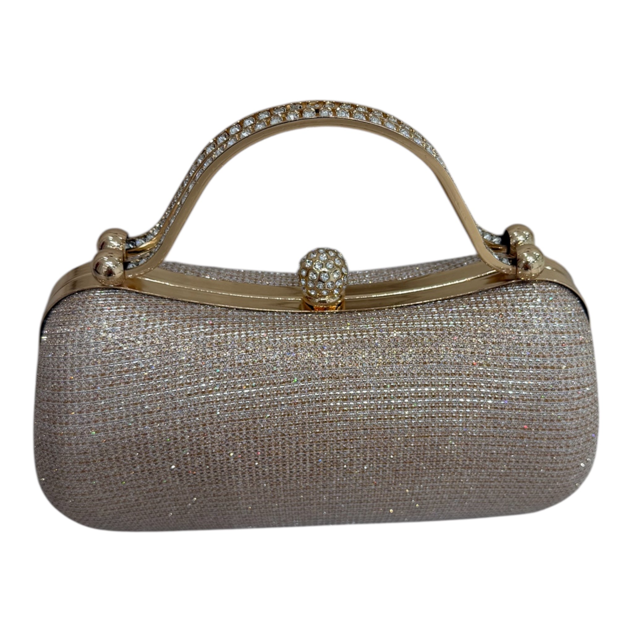 Emma Clutch - Rose Gold Glitter