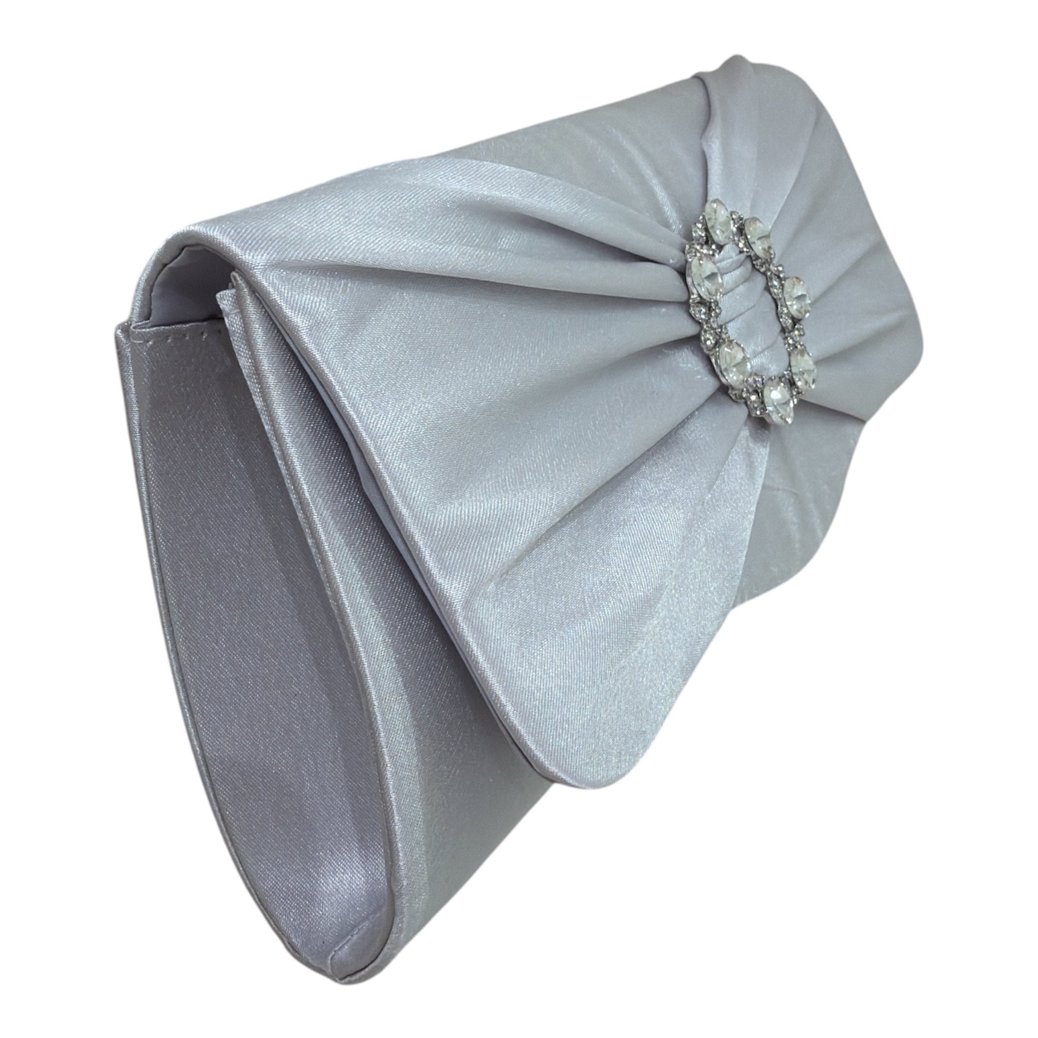 Elara Clutch - Silver