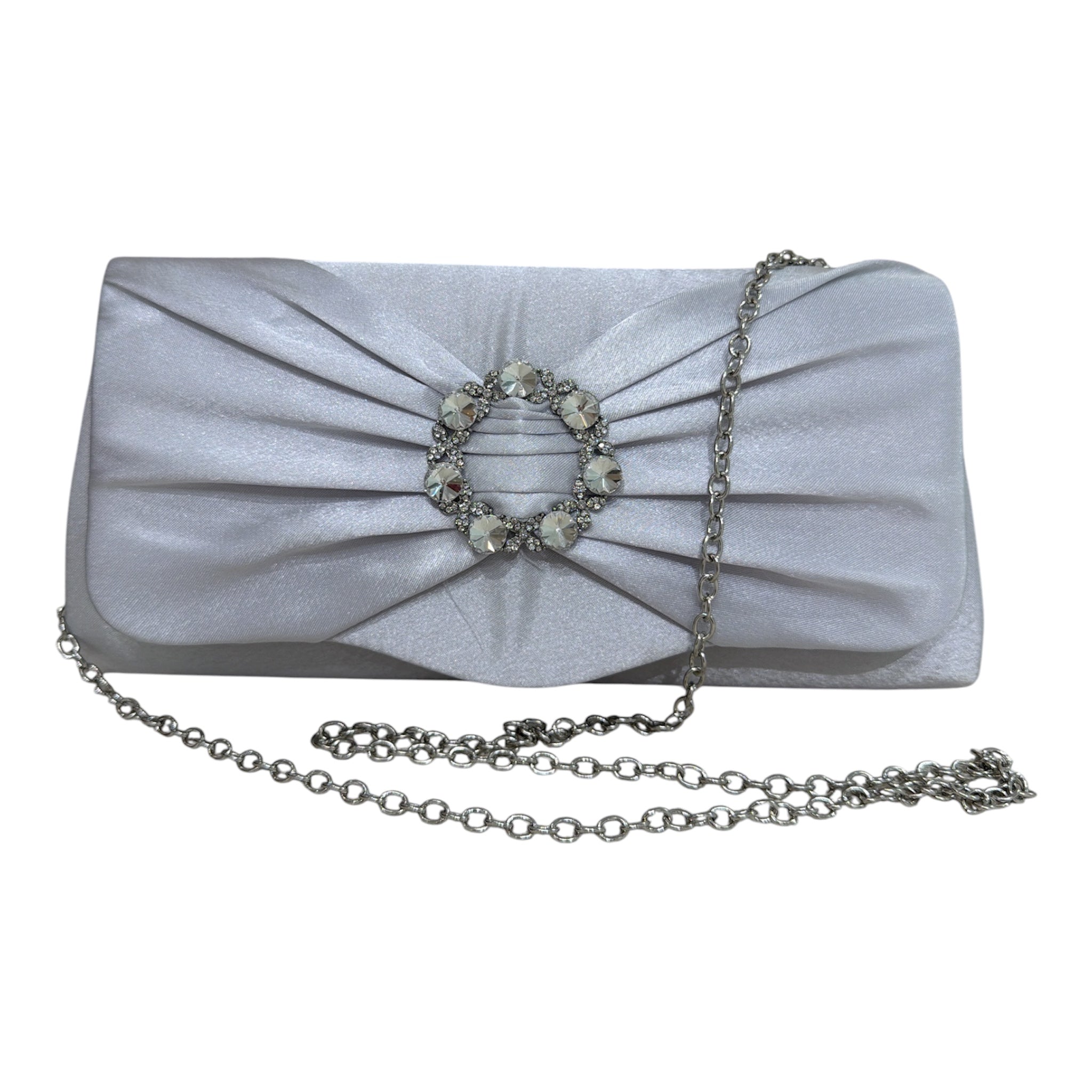 Elara Clutch - Silver