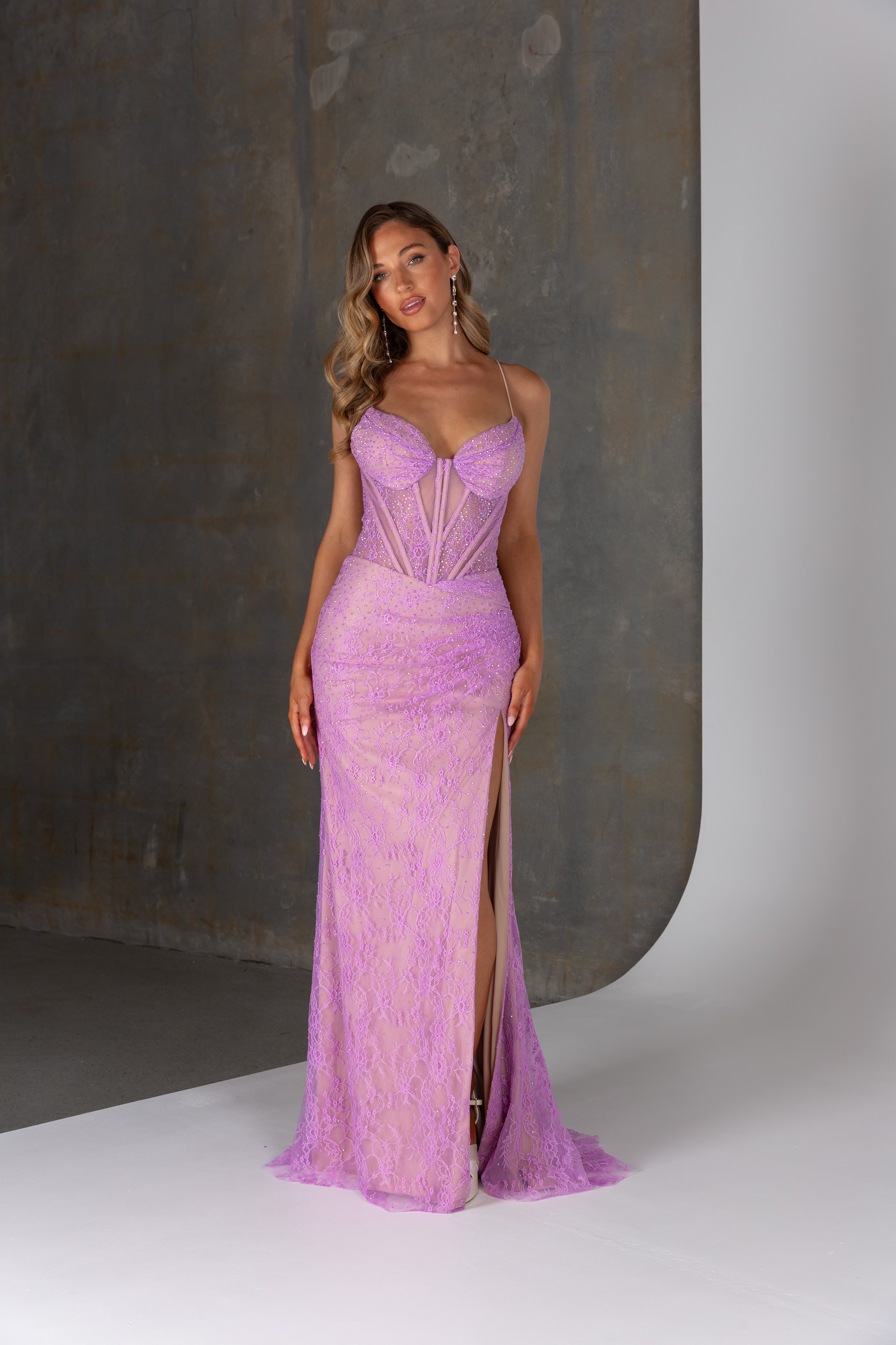 Pastel Pink/Nude formal dress