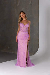 Pastel Pink/Nude formal dress