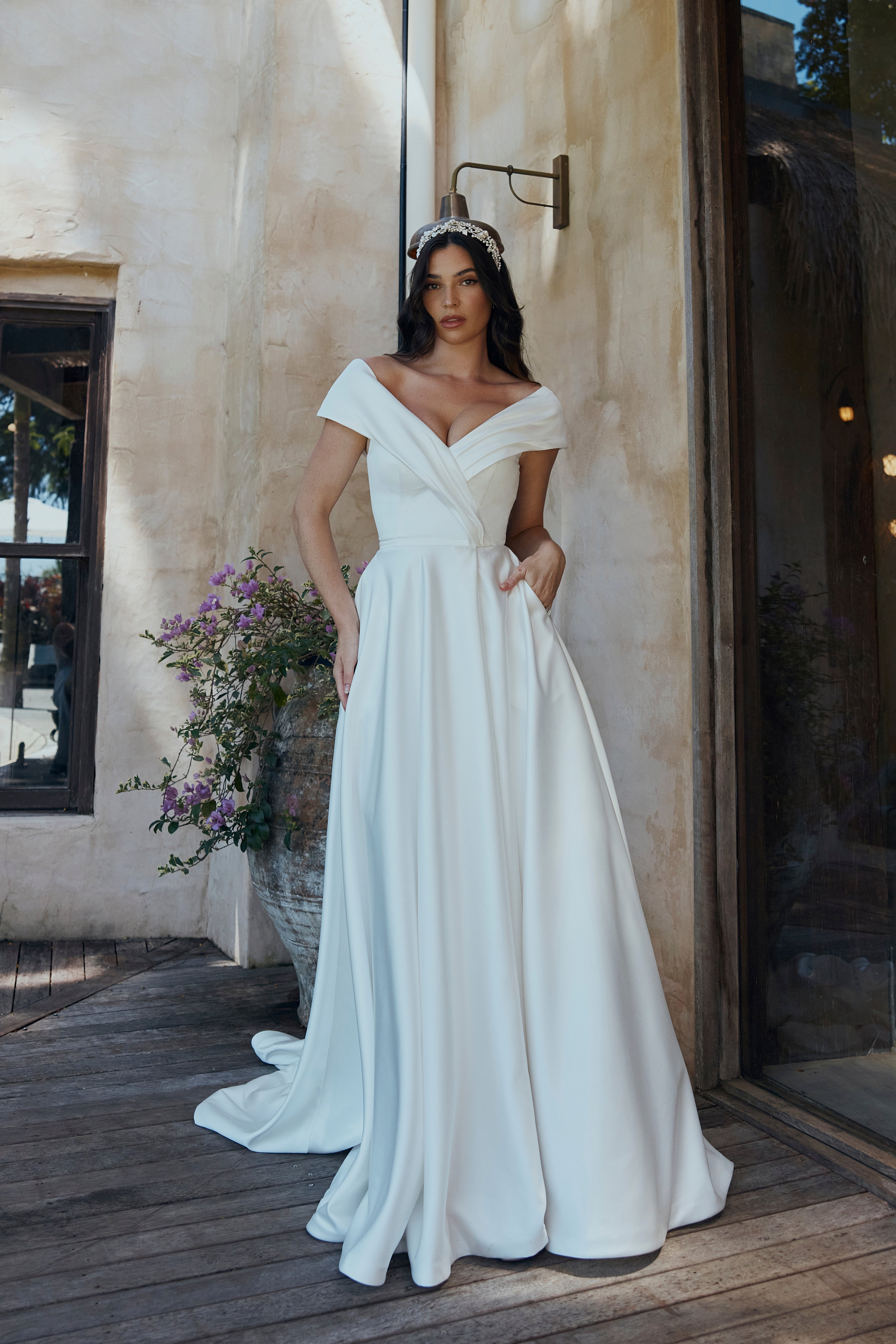 Diana TC2328 by Tania Olsen Vintage White Wedding dress