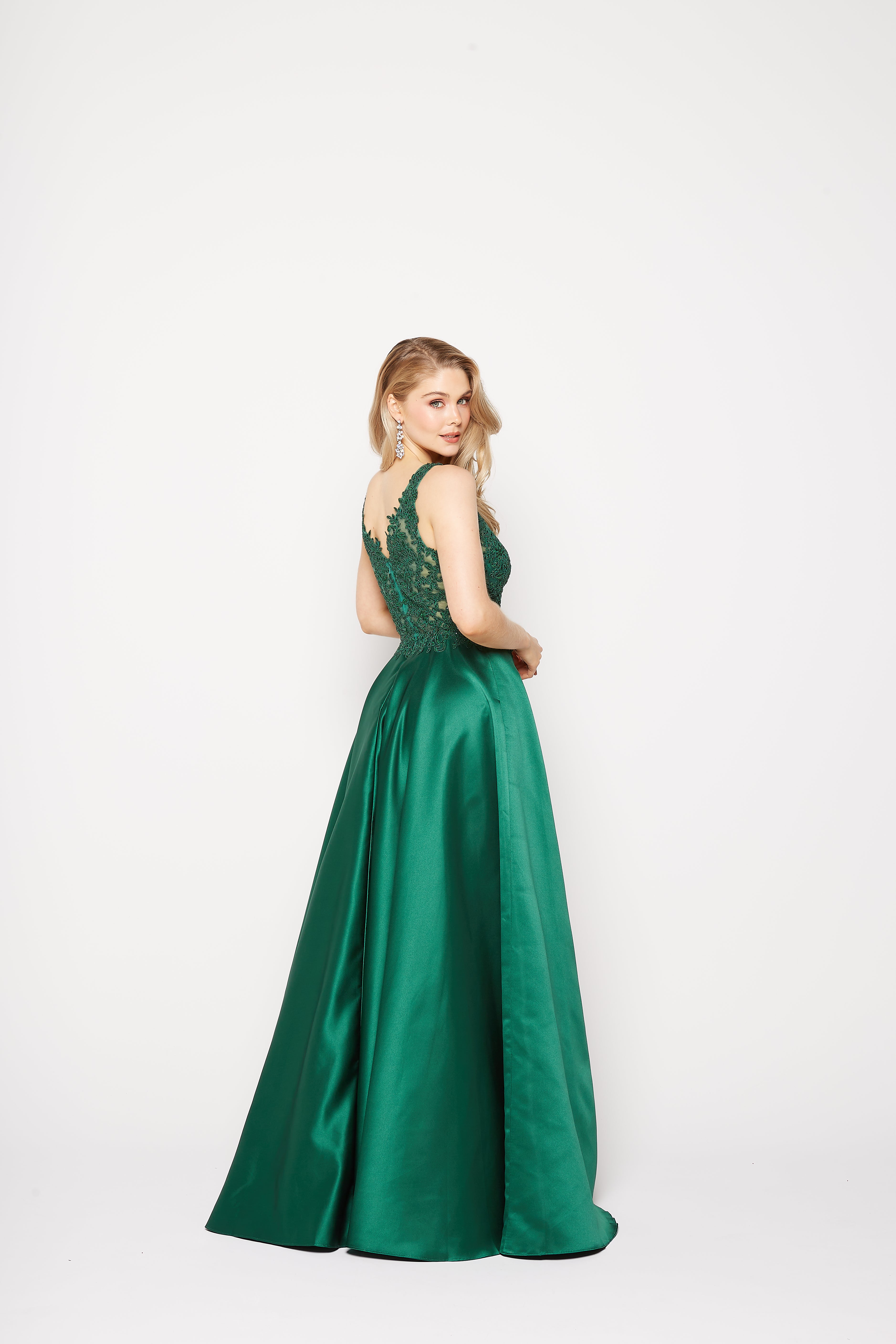 Eden PO2319 by Tania Olsen Navy, Emerald Formal gown