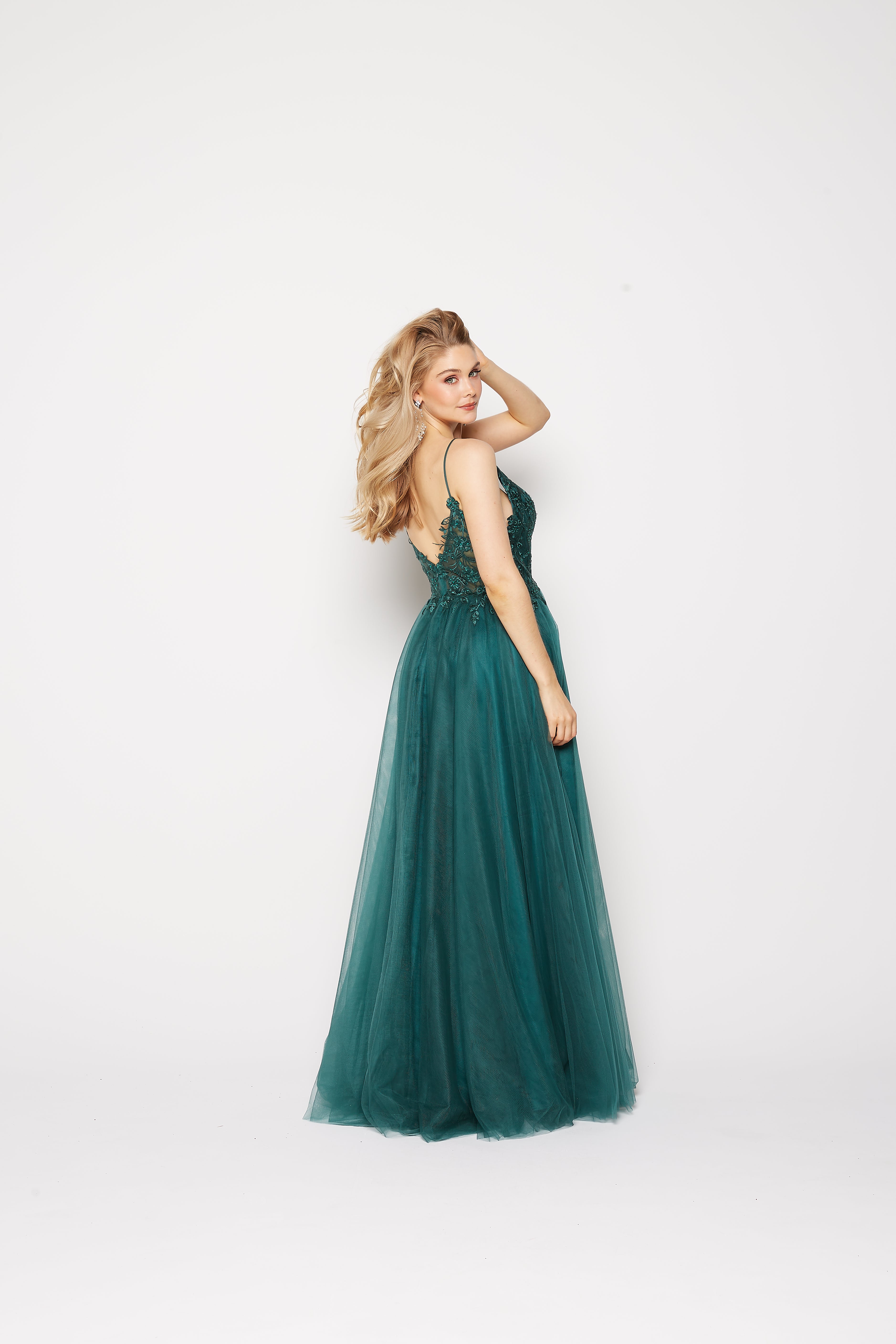 Elsie by Tania Olsen Lilac, Emerald, Blue Formal Dress