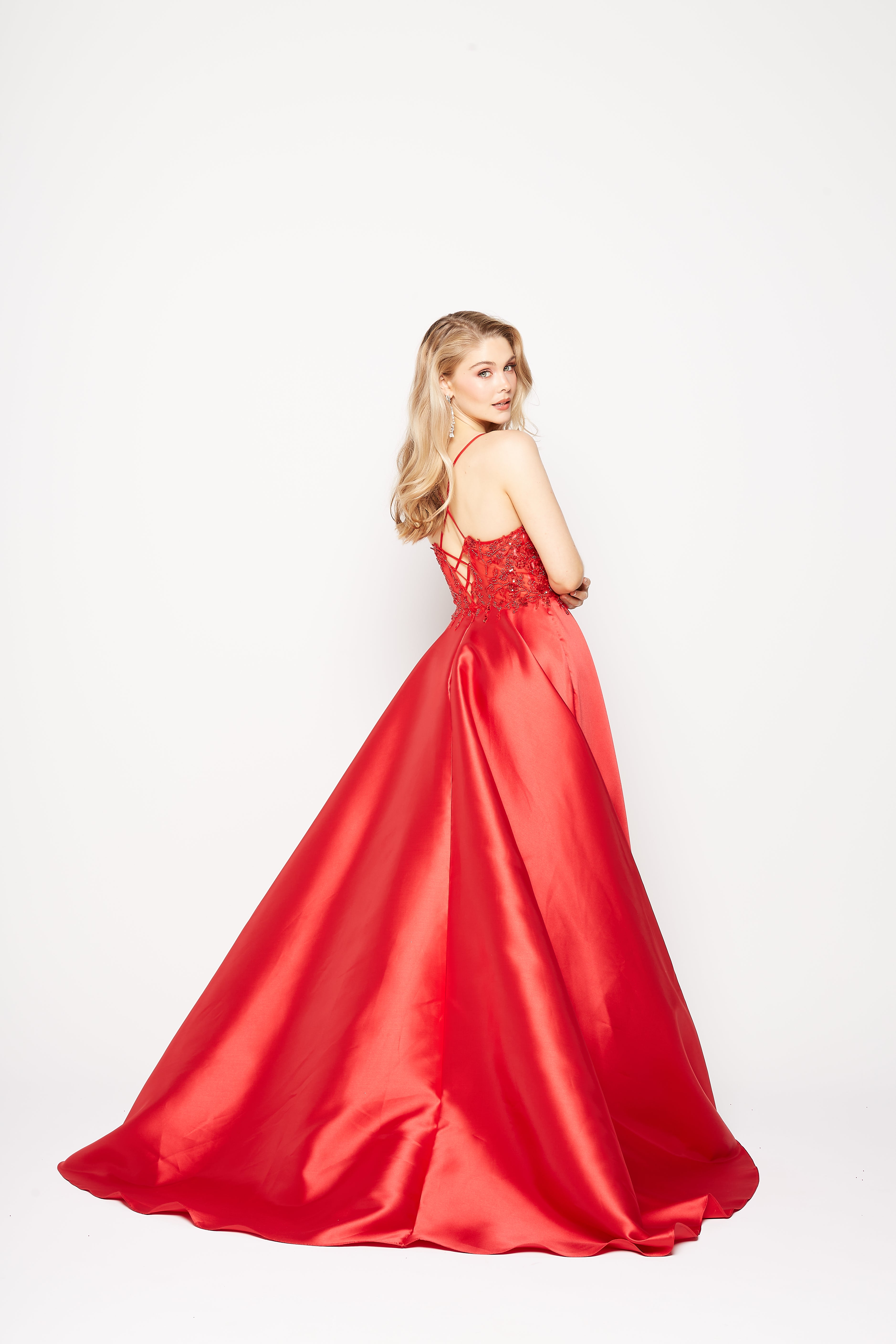 Jacinta PO2355 by Tania Olsen Emerald, Red, Cobalt Formal dress