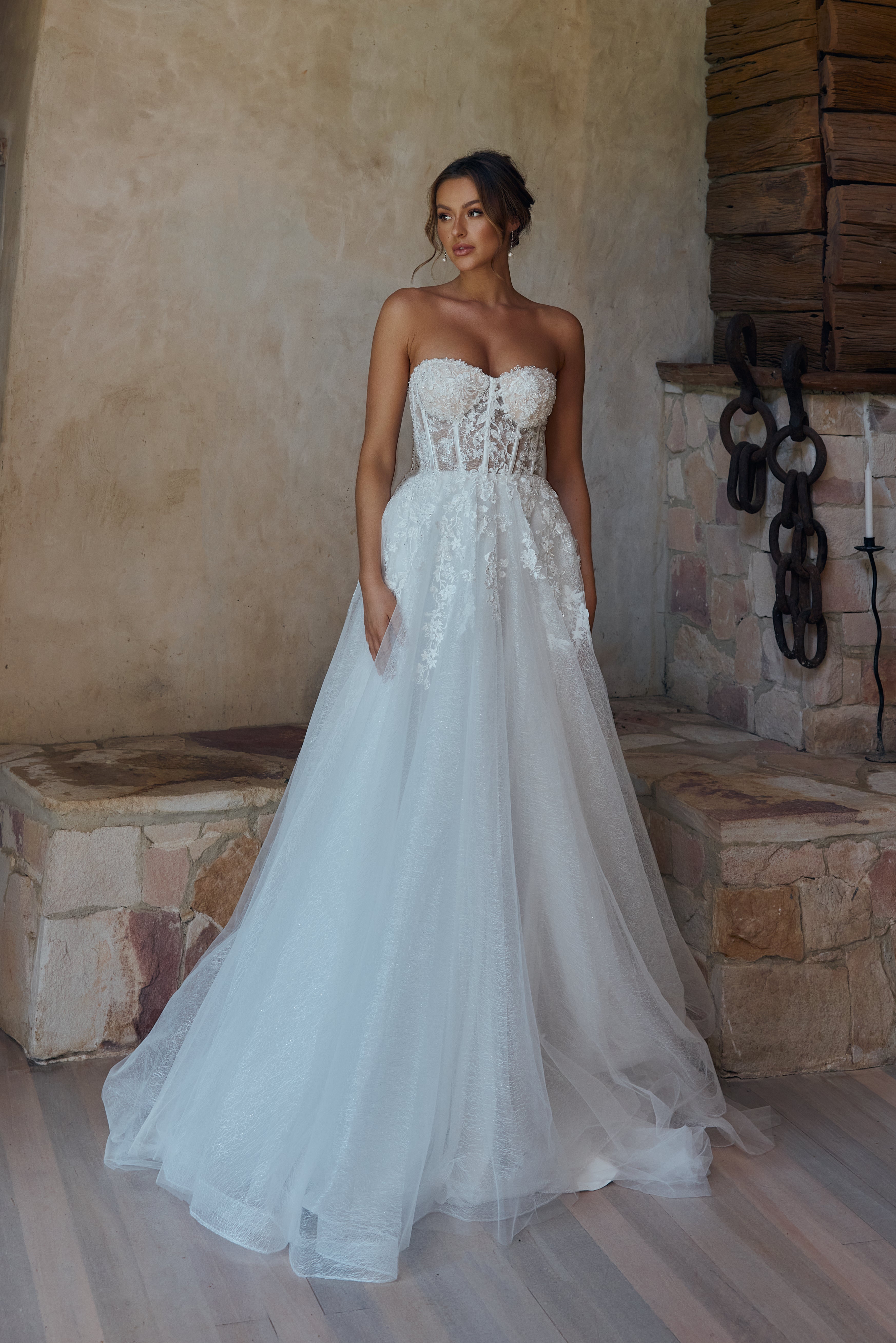 Maia TC2335 by Tania Olsen Vintage White Wedding Dress