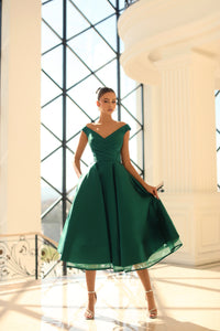 NC1089 by Nicoletta Black, & Emerald Cocktail Dress