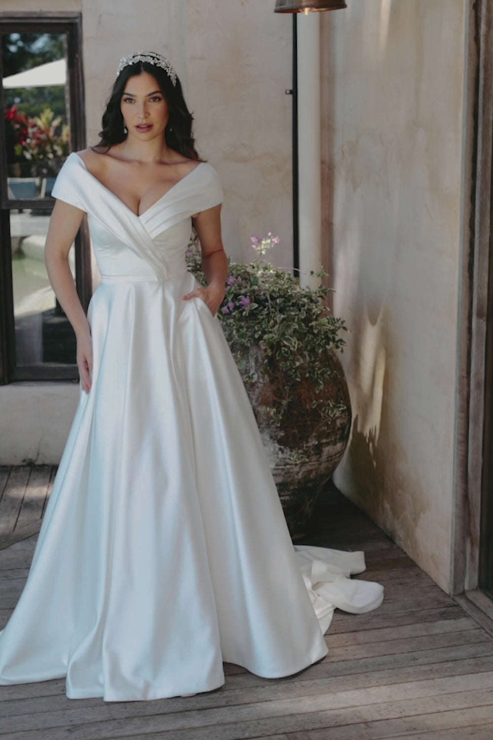 Diana TC2328 by Tania Olsen Vintage White Wedding dress