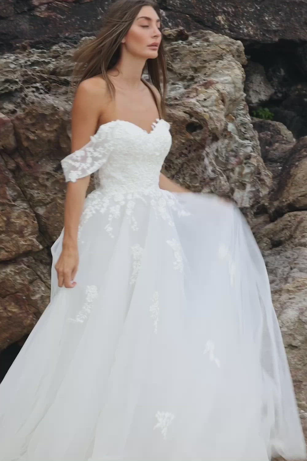 Blossom by Tania Olsen Vintage White Wedding Dress