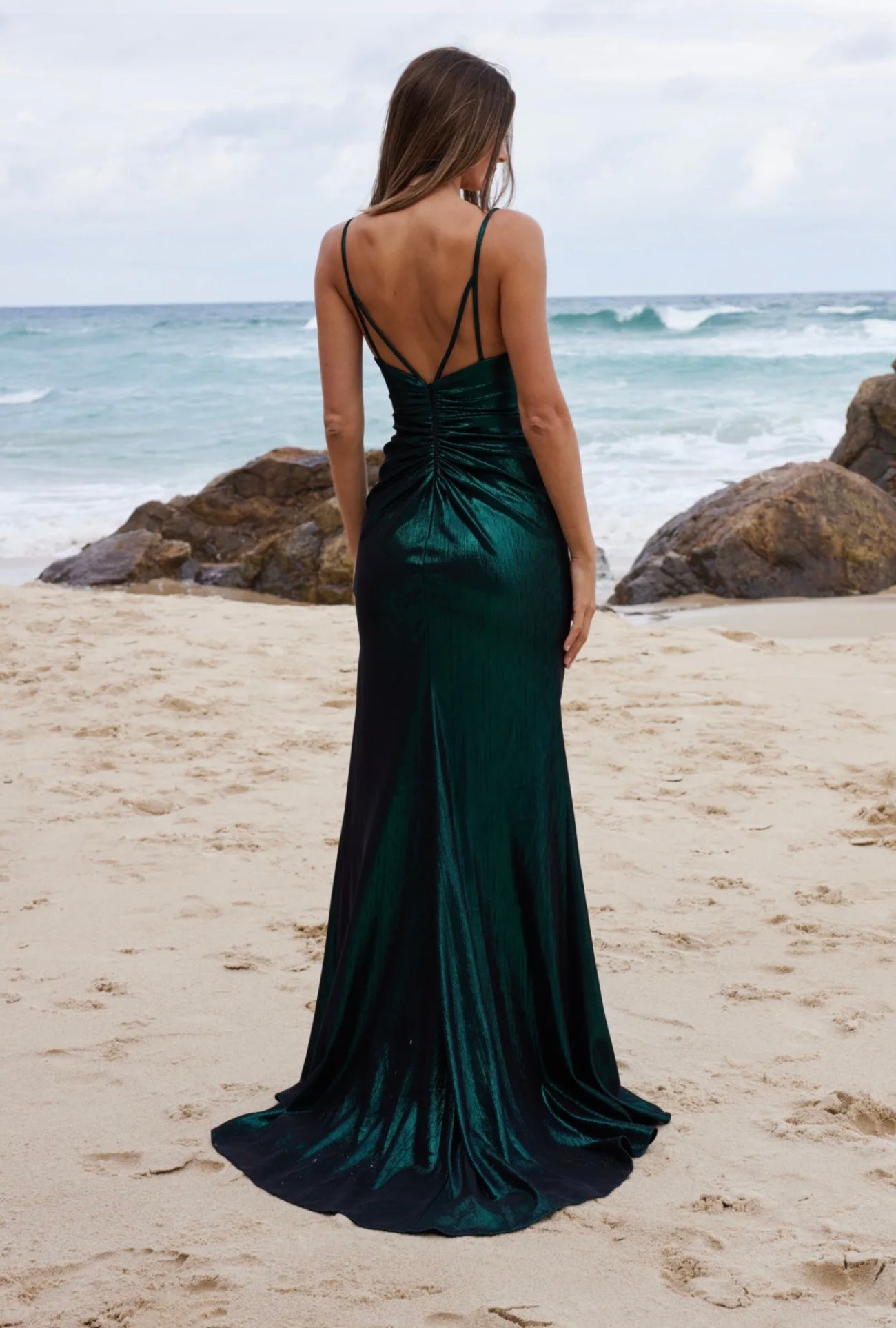 Lani by Tania Olsen Emerald sale dress