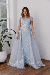 Yvonne MO13 by Tania Olsen Pale Blue Formal Dress