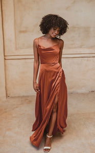 TO877 Denver Wine, Terracotta, Peacock, Sage, Navy Champagne & Emerald Bridesmaid dress