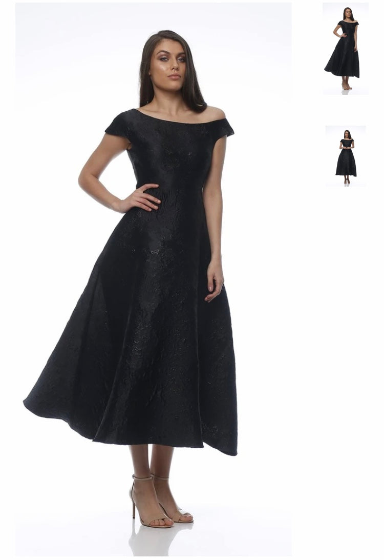 Black cocktail dress
