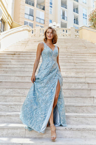 River by Tania Olsen Pale Blue Formal dress