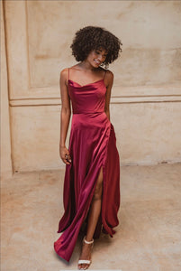 TO877 Denver Wine, Terracotta, Peacock, Sage, Navy Champagne & Emerald Bridesmaid dress