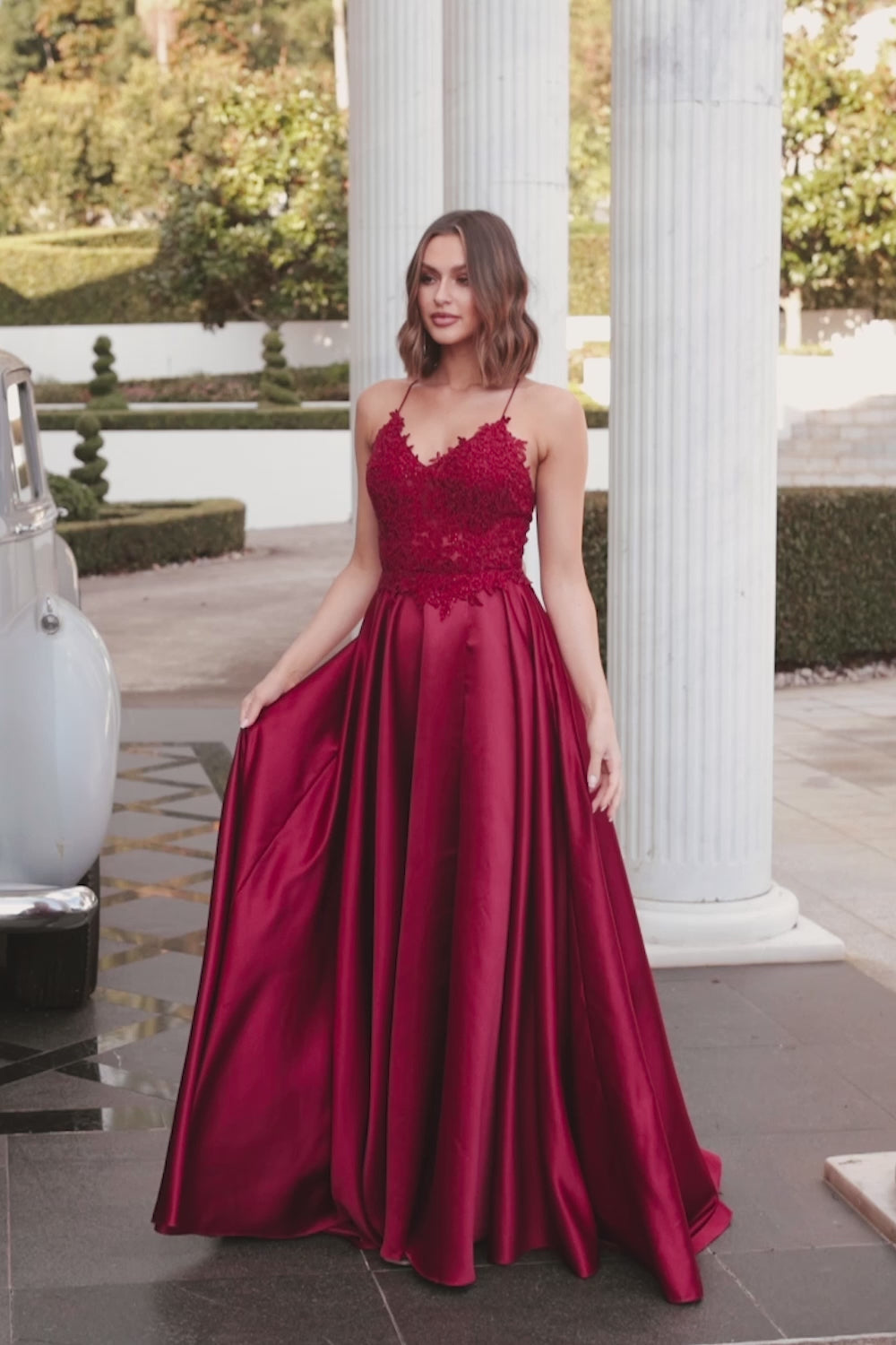 Alina by Tania Olsen Ruby, Emerald & Navy Formal Dress – Lykaysha Boutique